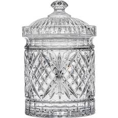 Crystal Glass Kitchen Containers Godinger Dublin Crystal Canister Large Kitchen Container