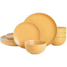 Gula Serviser Gibson Home Rockaway Round Dinner Set 12