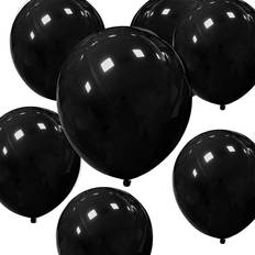 Hanging Latex Balloons Latex Balloons 12 inch Black 50-pack