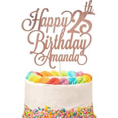 Personalised Happy Birthday Glitter