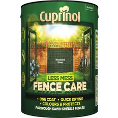 Cuprinol Less Mess Fence Care Wood Protection Woodland Green 5L