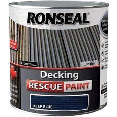 Decking rescue paint Ronseal Decking Rescue Wood Paint Deep Blue 2.5L