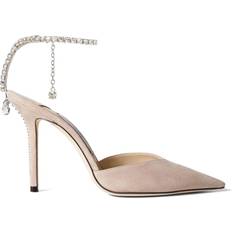 Jimmy Choo Saeda 100 - Ballet Pink/Crystal