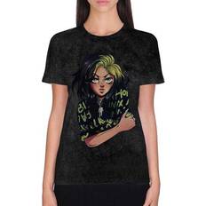 Anime Unisex Dip-Dye T-shirt - Grey