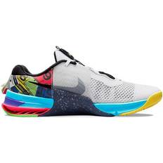 Multicolored - Unisex Gym & Training Shoes Nike Metcon 7 AMP - Black/White/Yellow