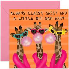 Central 23 Cards & Invitations Always Classy, Sassy And A Little Bit Bad Assy Fun Birthday Card