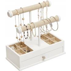 Mele & Co Ivy Jewellery Organizer - White