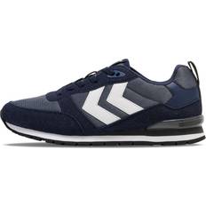 Hummel Unisex Sneakers Hummel Sneaker Blau Flacher Absatz