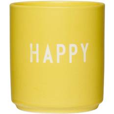 Design Letters Bekers Design Letters Favoriete Mok 25 cl Happy-yellow