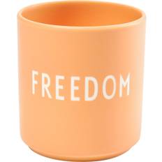 Design Letters Tasses Design Letters AJ Favourite en Porcelaine 25 cl Freedom-orange Tasse