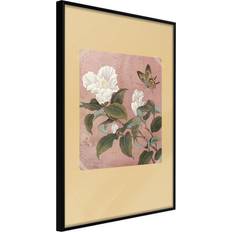 Artgeist Inramad Tavla Rhododendron and Butterfly Poster