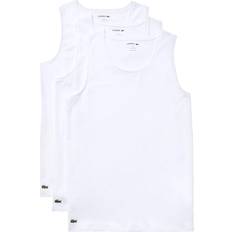 S Tank Tops Lacoste Men's Cotton Tank Top 3-Pack White