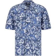 C.P. Company Shirts C.P. Company Floral Printed Shirt Blue