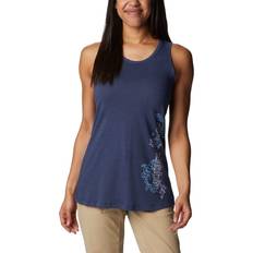 Columbia Tank Tops Columbia Women's Bluff Mesa Tank- Blue