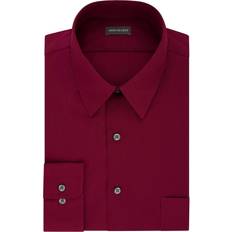 Women Shirts Van Heusen Men's Athletic Fit Poplin Dress Shirt - Magenta