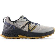 New Balance Women's Fresh Foam X Hierro v7 Gore-Tex in Grey/Black/Blue Synthetic, Narrow