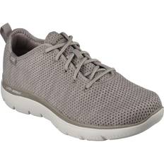 Skechers Summits Knit Lace Up Memory Foam Trainer, Brown, 9, Men