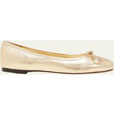 Goud - Vrouw Ballerina's Jimmy Choo Elme Leather - Goud