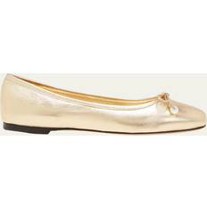 Jimmy Choo 42 ½ Lave sko Jimmy Choo Læderballerinaer Elme - Gul