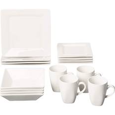 10 Strawberry Street Nova Square Dinner Set 16pcs