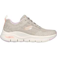 Arch fit comfy wave Skechers Arch Fit Comfy Wave Beige Rosa Blanco Mujer