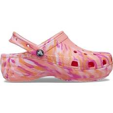 Crocs Classic Platform Marbled Clog - Guava/Multi