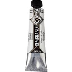 Rembrandt Acrylic Colour Tube Zinc White 40ml