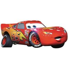 Wall Decor Kid's Room RoomMates Cars Lightning McQueen Giant Wall Decal