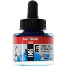 Amsterdam Acrylic Ink Bottle Primary Cyan 30ml