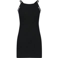 Alexander Wang Logo Bodycon Tank Dress - Black