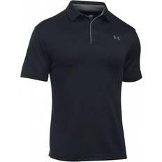 Black - Golf Polo Shirts Under Armour Men's Tech Golf Polo Shirt - Black/Graphite