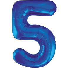 Number Balloons 5 Blue