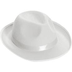 Forum Novelties White Satin Fedora Adult Costume Hat