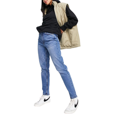 Pieces XXL Jeans Pieces Kesia High Waisted Mom Jeans - Mid Blue