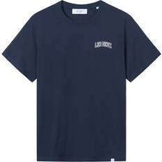 Les Deux T-shirts Les Deux Blake T-shirt - Dark Navy/Ivory