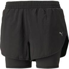 Puma Run Favorite Woven 2in1 3" Sho Løpeshorts - Black
