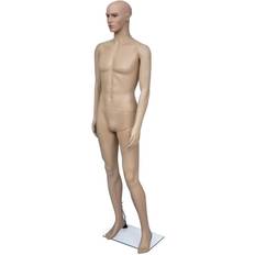 Accesorios de pintura vidaXL Maniquí Masculino con Forma de Hombre A 187 cm