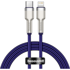 Baseus usb c pd til lightning kabel Baseus Cafule Metal USB-C Lightning PD, 20W, 1m