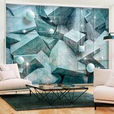 Fototapet Concrete Cubes Green Standard 100 x 70