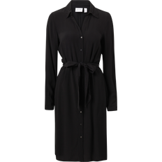 Vila Long Sleeve Shirt Dress