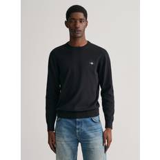 Gant Classic Cotton Crew Neck Black
