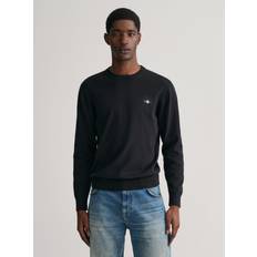 Gant Tops Gant Classic Cotton Trui - Zwart