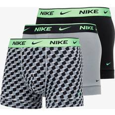 Nike Ropa interior de hombre Nike Shockwave Gris Verde Negro (3 Unidades) - Grey/Black/Green