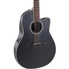 Ovation Akoestische gitaren Ovation Applause AB2412II Mid Cutaway 12 Black Satin