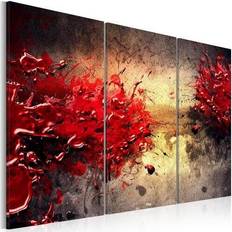 Rouge Arts encadrés Artgeist Tableau Splash Rouge-Taille L 60 x H 40 cm Art encadré