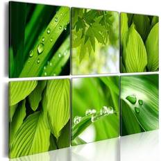 Artgeist Fresh green leaves Flere Billede