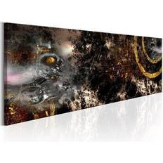 Guld - Træ Billeder Artgeist Golden Galaxy - Flere Størrelser Billede