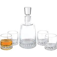 Badash Crystal Park Avenue European Whiskey Carafe 100.6cl 5pcs