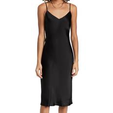 L'agence Jodie Slip Dress - Black