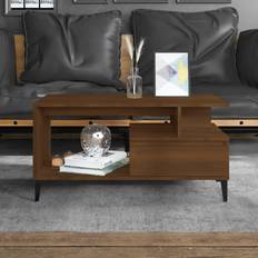VidaXL Furniture vidaXL brown oak Engineered Wood Side Couch Coffee Table